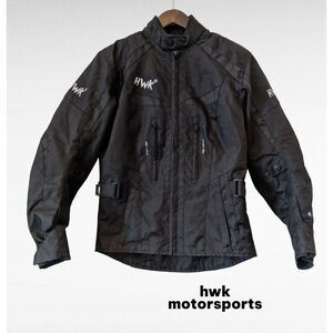 HWK womens motorcycle/motorbike riding water resistant jacket  Sz M